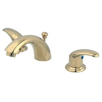 Kingston Brass KB952LL Legacy Mini-Widespread Bathroom Faucet, Polished Brass