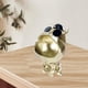 thumbnail image 2 of Caja de almacenamiento de llaves, contenedor con forma de animal de boca grande, de resina, para guardar objetos pequeños y joyas. oro, 2 of 8