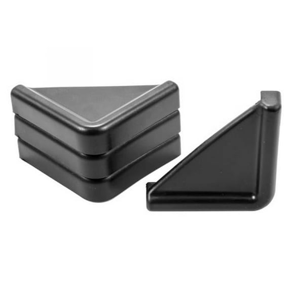 Strike3 ST2111228, Black Rubber, Slide Out Corner Guards for RV Exterior