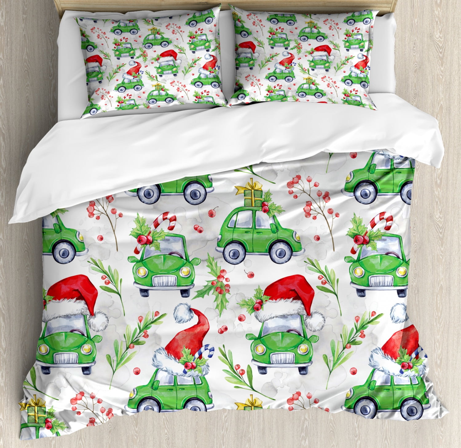 lime green santa hat