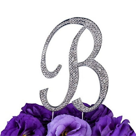 Lovenjoy Gift Box Pack Personalized Letter B Crystal Rhinestone