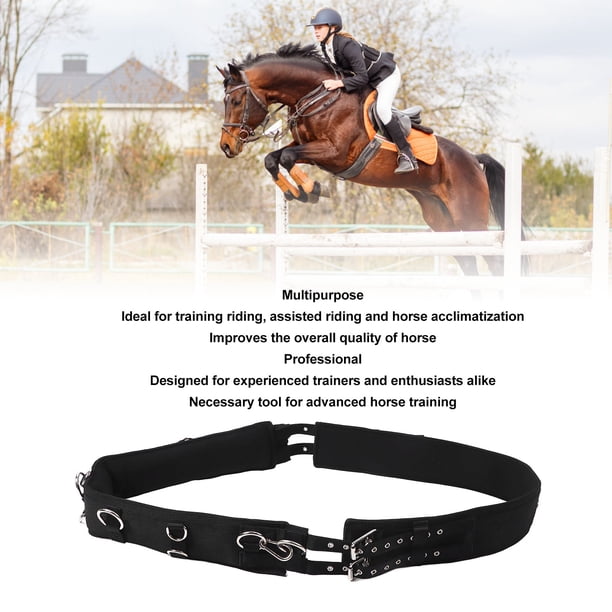 Surcingle D'entraînement Réglable Pour Cheval - Sécurité Et Confort, Fente Pratique - ZK