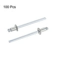 thumbnail image 4 of Uxcell 3.2mm Diameter 6mm  Length 304 Stainless Steel Blind Rivets 100 Pack, 4 of 4