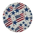 thumbnail image 4 of BANET  National Flag Table Cloth Stars Stripes Modern Creative Patriotic Round Tablecloth for Dining Room, Party, Banquet 42"-46, 4 of 8