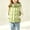 Green, variant on LOINRODI Girls Puffer Vest, Sleeveless Snap Button Quilted Hooded Warm Padded Outerwear for Cold Weather Green Size 7-8