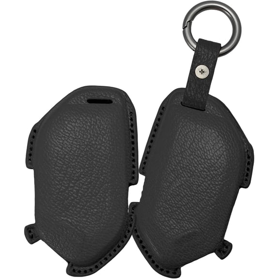 Key Fob Cover Compatible with Kia Sportage K4 K5 GT-Line Telluride Carnival Sorento EV6 EV9 2022-2026 Leather 4/5 Button Keychain Case Holder Protector,Type-A-Black