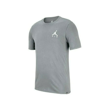 Nike Air Jordan Sportswear Jumpman Embroidered Gray/White T Shirt Size 2XL