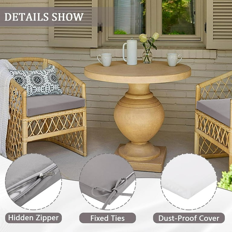 Patio Chair Cushions Set of 4, Outdoor Seat Cushions for Patio