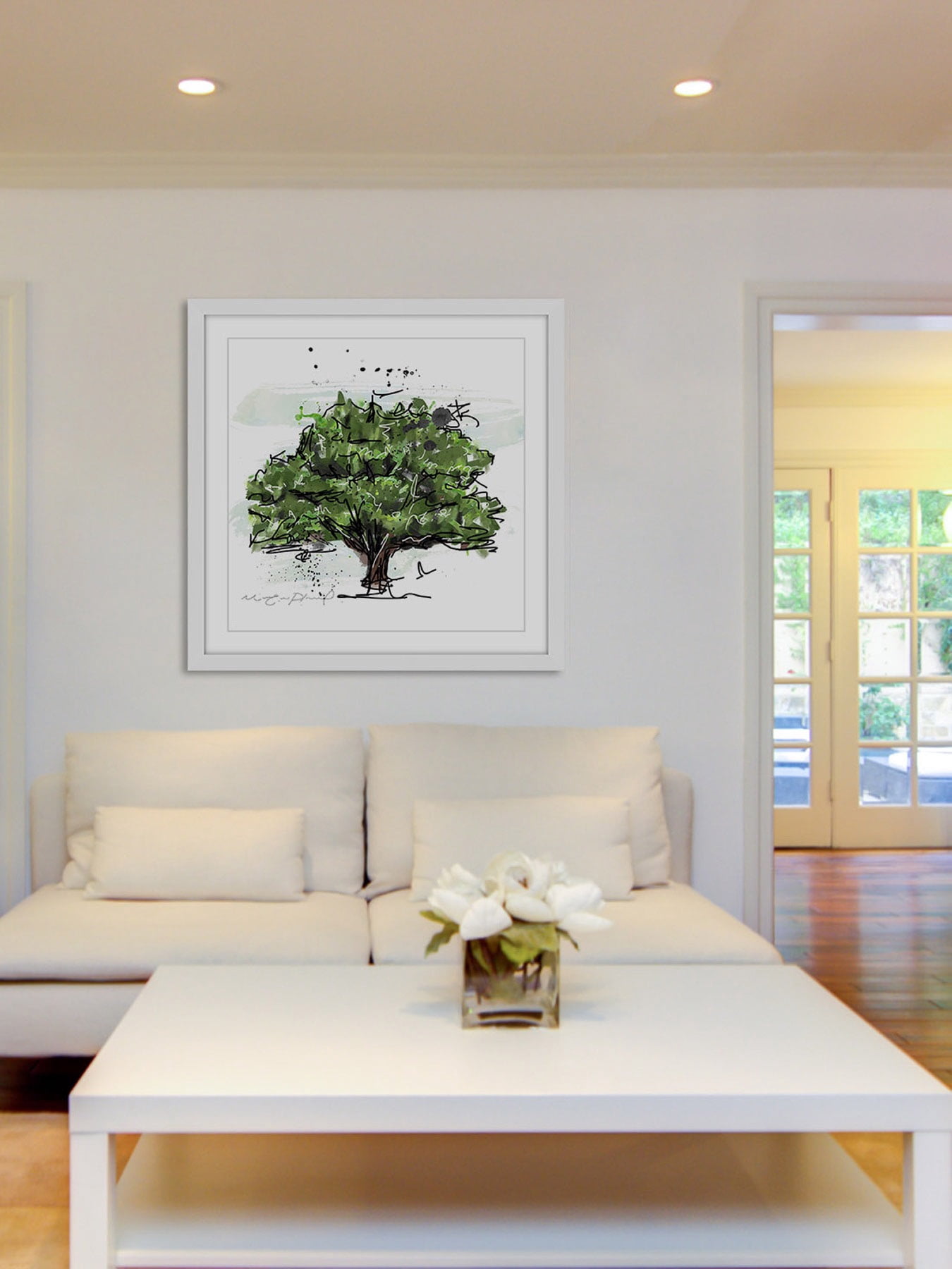 "Chene" Framed Painting Print