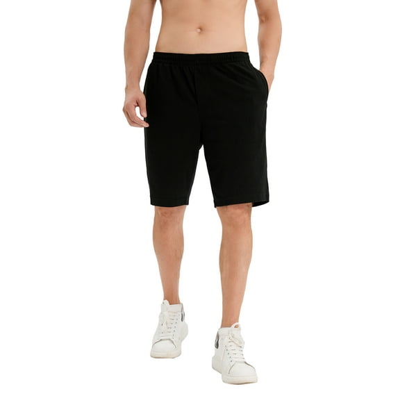 ALING 1 Pack Men's Casual Sports Shorts Quick Dry Workout Gym Training Running Shorts With Pockets,Drawstring Athletic Shorts Size Up To 3XL