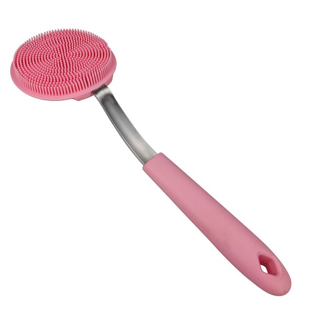 Cepillo antiadherente de silicona para lavar sartenes, cepillo para lavar platos, herramientas de cocina, cepillo de limpieza de mango largo con revestimiento antiadherente y aceite suave que no daña