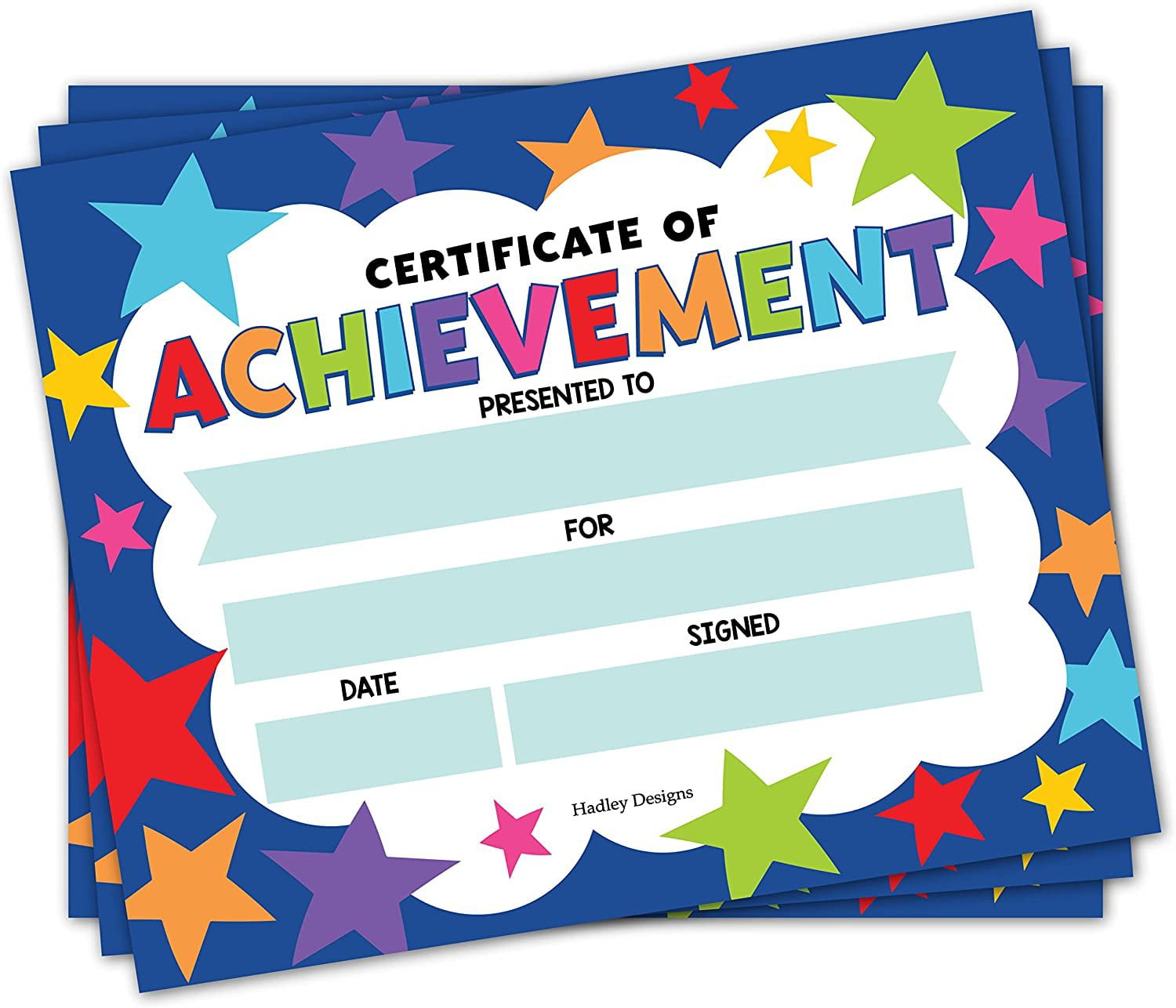 25 Colorful Preschool Diploma Kindergarten Certificates For Kids Graduation Certificates Of Achievement Award Certificates For Students Kindergarten Diploma Certificate Paper For Printing 