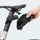 thumbnail image 5 of Bolsa de bicicleta compatible con bolsa de sillín, bolsa de almacenamiento frontal, soporte de tubo reflectante L, 5 of 8
