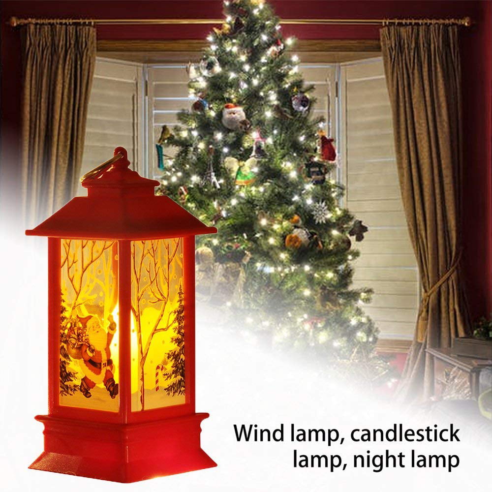 Christmas Savings! Loopsun LED Christmas Lights Decorative Candle Light  Portable Wind Light Decorative Lantern for Indoor Home Tables and Outdoor  Patios,Christmas Holiday Party Gifts and Decorations 