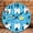 Dentalthemed Clock, variant on 12 Inch Wall Clock, Glittery Clock Wooden Round Wall Clocks with Silent Non-Ticking Quartz Movement, Battery Operated, Art Decor Hanging Clock for Kitchen, Bathroom, Bedroom, Living Room
