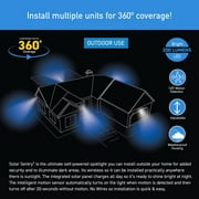 Sensor Brite Solar Powered Black Motion Activated Outdoor Integrated LED (SSSL-MC4)