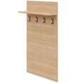 thumbnail image 6 of Nexera Porto Entryway Wall-Mounted Coat Rack with Shelf, Natural Blonde Oak, 6 of 7