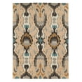 thumbnail image 2 of Linon Home Decor Trio Area Rug Collection, Black and Teal, 1.83' x 2.83', 2 of 2