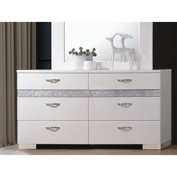 High Gloss White Dresser