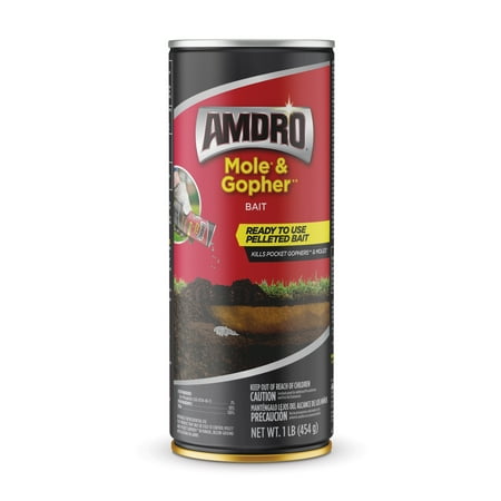 Amdro Mole & Gopher Bait Kills Moles & Gophers, 1lb.