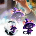 thumbnail image 3 of Offer Countdown! Halloween Acrylic Hanging Ornaments 3.1"X3.1"X0.4" Ghost Witch Cat Design For Home Window Wall Car Decor, 3 of 6