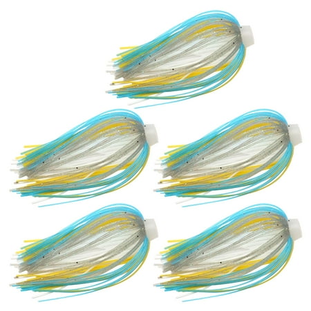 UNTERING Silicone Skirts Fishing Lure Skirt for Spinnerbaits Bass Buzzbaits Fishing Jigs Craw Trailers Bass Skirts