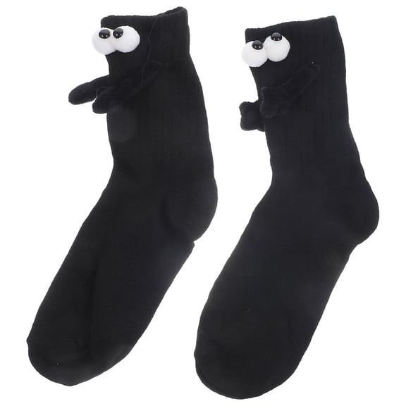 PAMINGONO 1 Pair Hand-Holding Socks for Kids with Cartoon Big