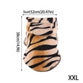 thumbnail image 2 of BotaniNest Cozy Autumn & Winter Flannel Button Tiger Transform Your Pup Into A Cuddly Tiger With Stylish Comfort!, 2 of 6