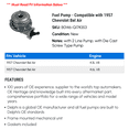 thumbnail image 2 of Fuel Pump - Compatible with 1957 Chevy Bel Air, 2 of 2