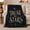 Trust the Stars, variant on Trust Stars Celestial Design, Cozy Typography Art Scene, Warm Flannel Blanket for Living Room and Reading Nook, Art Lovers Housewarming Gift, Artistic Home Decor