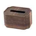 thumbnail image 4 of Dispensador de servilletas de madera con forma de caja de pañuelos, adorno minimalista para mesa, soporte para pañuelos de papel, bote para pañuelos, 4 of 8
