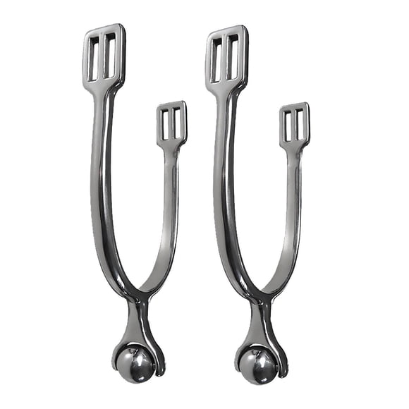 Espuelas de caballo Colamx de acero inoxidable para montar 76 centímetros
