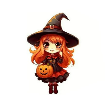 

PEEIUO Pumpkin Bat Girl Acrylic Flat Car Pendant Backpack Accessories Home Decorations Hanging Halloween Decor