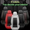 thumbnail image 4 of Car seat covers, PU waterproof artificial leather protectors, 360° full coverage, universal interior accessories for cars, suitable for most vehicle models., 4 of 8