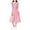 Pink-04, variant on Casual Dress for Juniors Casual Cute Ruffle Long Sleeve Dresses Button Trim Maxi Outfits