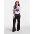 thumbnail image 2 of No Boundaries Foldover Wide Leg Pants, 31'' Inseam, Women's XXS-XXL, 2 of 5