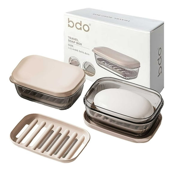 Boovnll Soap Holder, Silica Gel Self Draining Soap Dish, Soap Saver for Bathroom, Kitchen, Bath Tub, Soaps, Sponges Holder, Extend Soap Life Keep Soap Bars Dry Soap Holder Shower