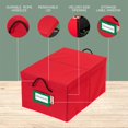 thumbnail image 2 of Caja de almacenamiento para adornos navideños HOLDN' STORAGE, 3 bandejas, 34 x 50 x 24 cm, 2 of 8