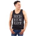 thumbnail image 3 of Redeemed Cross Christian Faith Tank Top T Shirts Men Women Brisco Brands S, 3 of 6