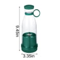 thumbnail image 3 of Gifts YYV Portable USB Rechargeable Mini Fruit Juicer Shaking Cup Personal Blender Compact Electric Juice Extractor Smoothie Maker Easy-Clean Travel Charging Cup for Home Outdoors, 3 of 6