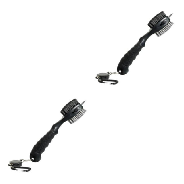 maskred Golfing Cleaners Brush Professional Golfs Putter Ball Groove Cleaning Retractable Comfortable Grip Black 2PCS