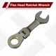 thumbnail image 3 of Llave de trinquete de cabeza flexible Uxcell 11/16" SAE 72 dientes 12 PT llave combinada de trinquete, 3 of 7