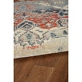 thumbnail image 4 of Contemporary Home Living 5' x 7.5' Traditional Rectangular Area Throw Rug - Cream and Blue, 4 of 8