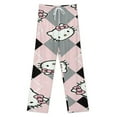thumbnail image 3 of Hello Kitty Womens Comfy Pajama PJ Pants Lounge Pants Sleepwear Drawstring PJ Bottoms Pants, 3 of 7