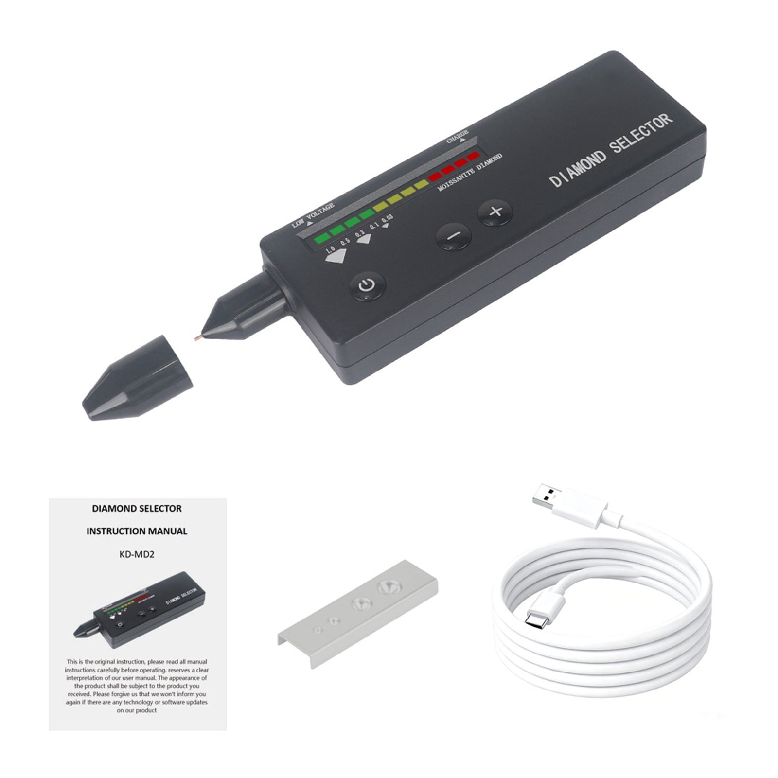 Easy to Use Jewelry Tester Moissanites Gemstones Detector for Home Jewelry Hardness Measurement with Precisions