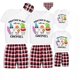 thumbnail image 1 of Pijamas familiares a juego de Navidad, conjuntos de Pijamas cortos grises, My Gnomies, en julio, 1 of 3