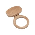 thumbnail image 3 of Traditional Solid Teak Heavy Duty Towel Ring, 3 of 4