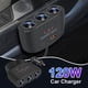 thumbnail image 2 of SGACAI Divisor de encendedor de cigarrillos para automóvil, cargador USB, 3 vías, 12 V, 24 V, bonitos regalos, 2 of 7