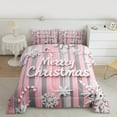 thumbnail image 2 of Castle Fairy Candy Cane Christmas Comforter Set (Twin), 2-Piece, 2 of 8
