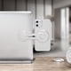 thumbnail image 2 of Soporte Lateral Magnético para Pantalla Computadora Portátil para MacBook/iPhone 14 13 (plata), 2 of 8